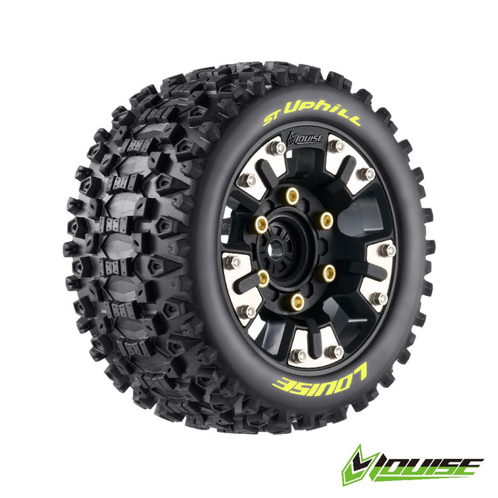 Louise R/C ST-Uphill Mini Maxx, XRT (Soft) 12mm 0" & 1/2" Black