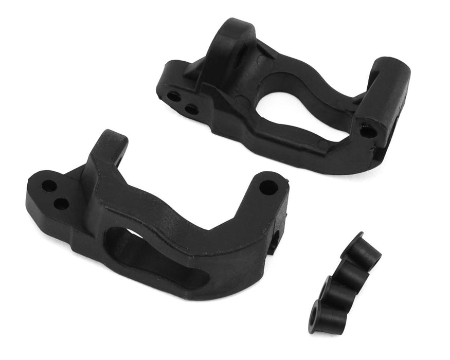 LRP S10 Blast Aluminum Front C-Hub Carriers (Black) (2) (10°)