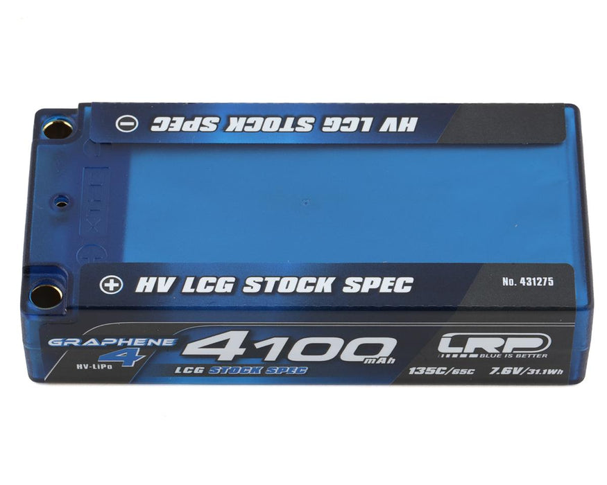 LRP 2S 135C LCG Graphene-4 HV LiPo Battery (7.6V/4100mAh)