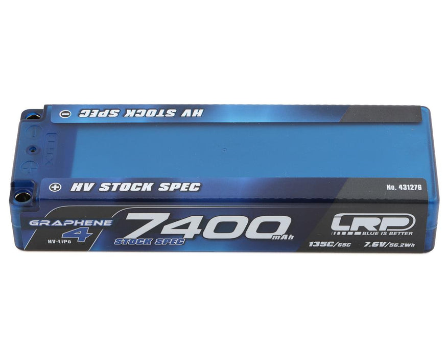 LRP 2S 135C Graphene-4 HV LiPo Battery (7.6V/7400mAh)