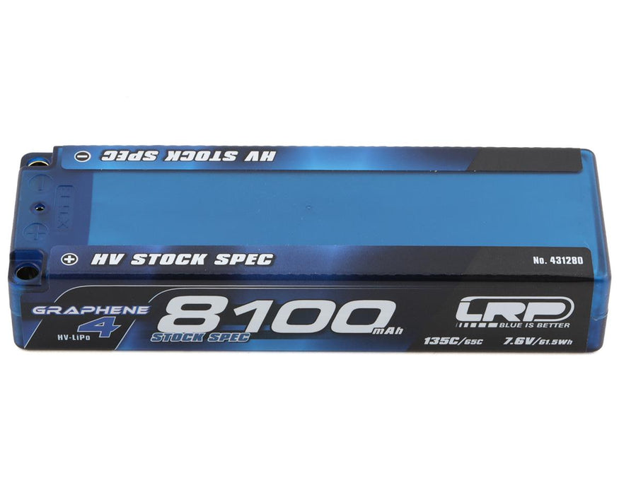 LRP 2S 135C Graphene-4 HV LiPo Battery (7.6V/8100mAh)