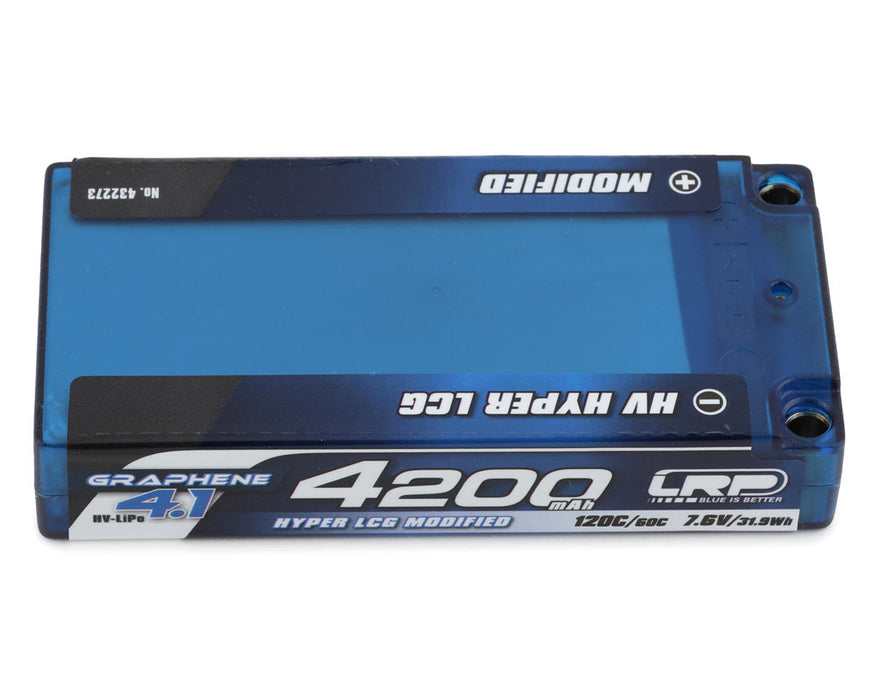 LRP 2S 120C Mod-LCG Graphene-4.1 HV LiPo Battery (7.6v/4200mAh)