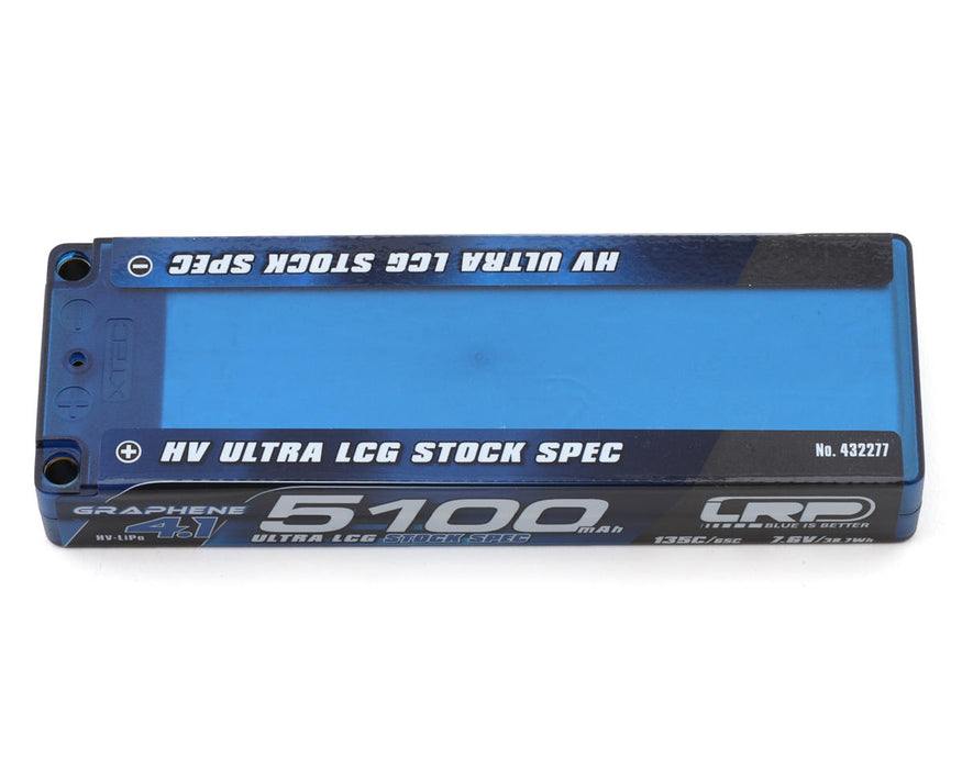 LRP Ultra LCG 2S Stock Spec Graphene-4.1 LiHV Battery 135C (7.6V/5100mAh)