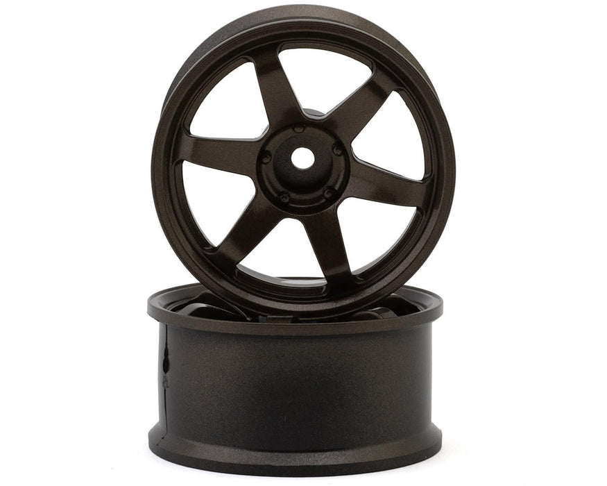 LAB TE37 Sports 1/10 High Traction Drift Wheels (Bronze) (2) (6mm Offset)