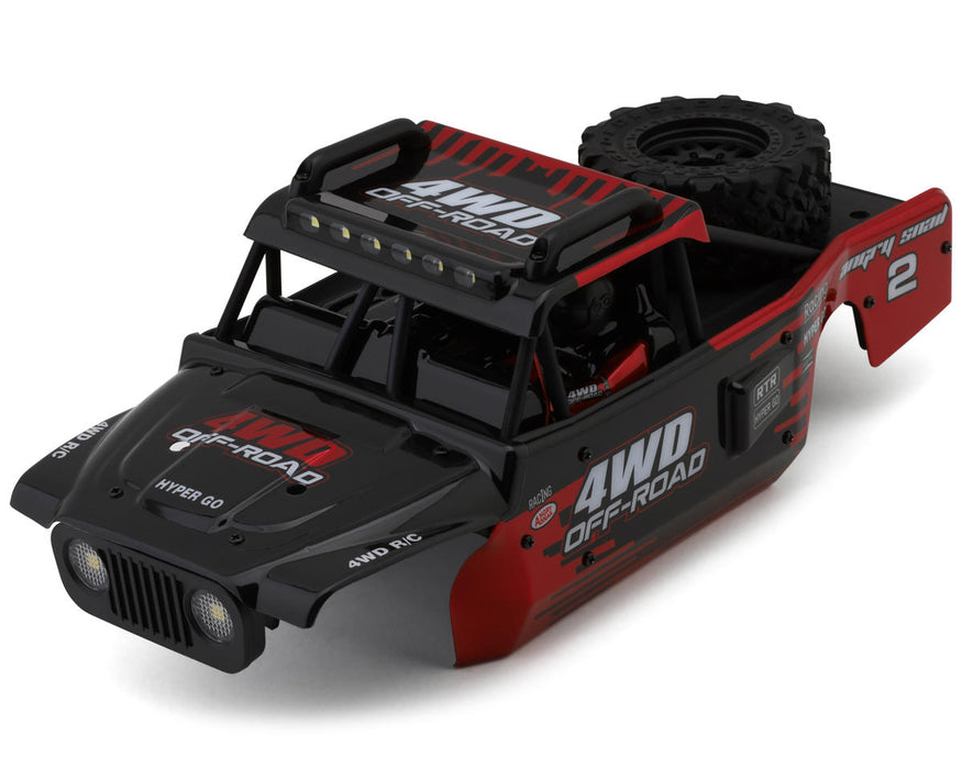 MJX HYPER GO 14209 1/14 Pre-Painted Body (Black/Red)