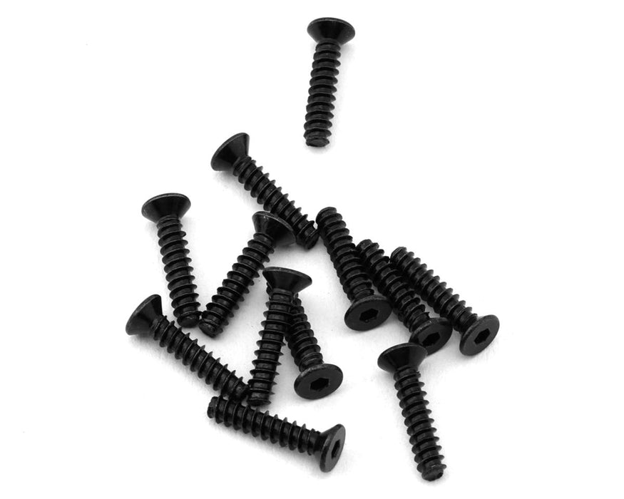 MJX HYPER GO Self-Tapping Flat Head Hex Screws (12) (2.6x12.5mm)