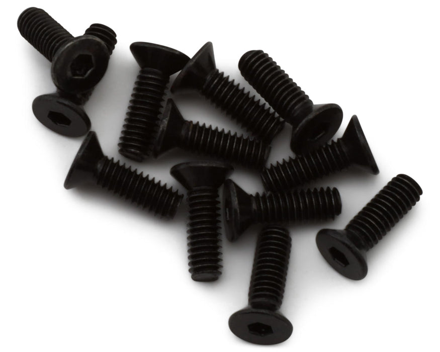 MJX HYPER GO Machined Flat Head Hex Screws (12) (2.5x8mm)