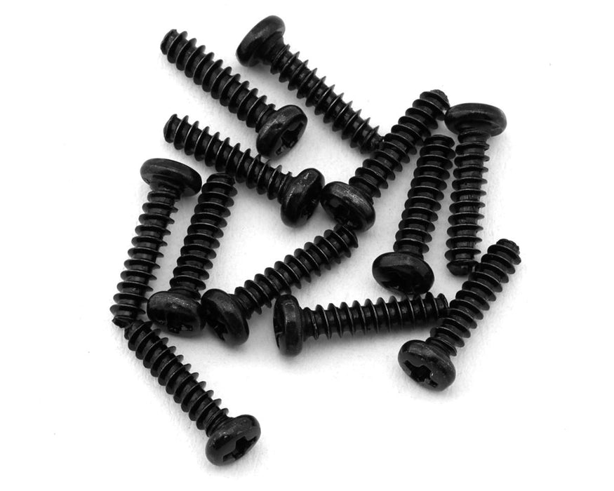 MJX HYPER GO 2.3x10x4mm Self Tapping Button Head Screws (12)