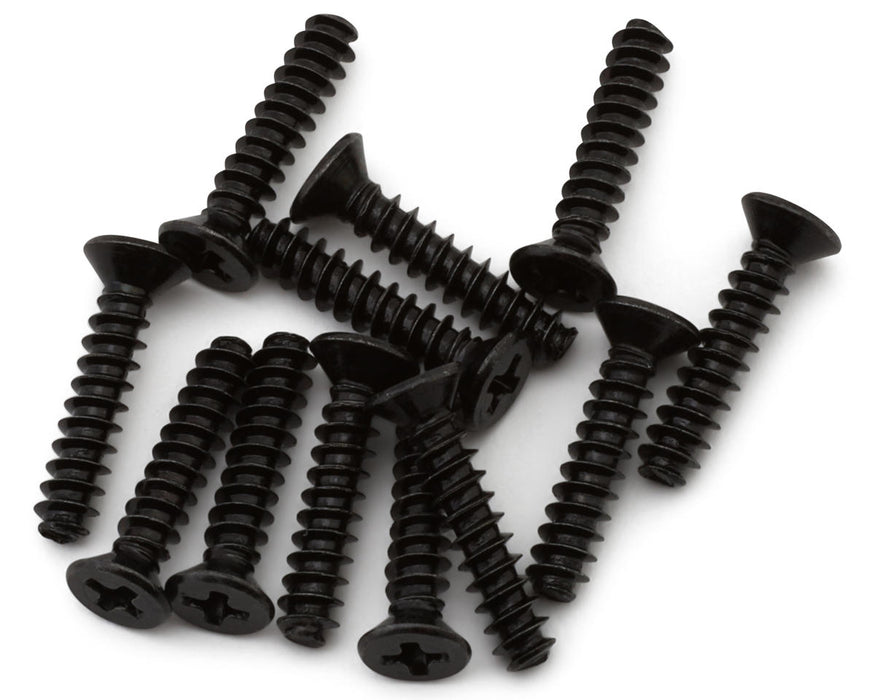 MJX HYPER GO 2.6x12mm Galvanized Flat Head Self-Tapping Philips Screw (12)