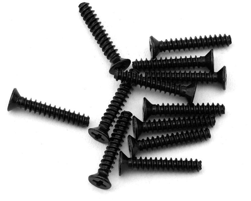 MJX HYPER GO 2.6x15mm Galvanized Flat Head Self-Tapping Philips Screw (12)