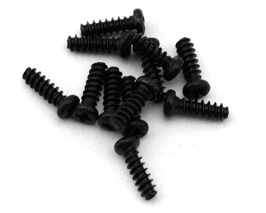 MJX HYPER GO 2.6x8mm Galvanized Button Head Self-Tapping Philips Screw (12)