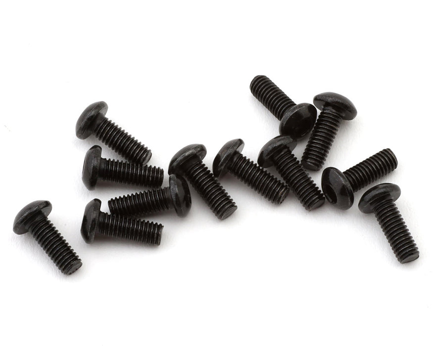 MJX HYPER GO 3x8mm Galvanized Button Head Hex Screw (12)