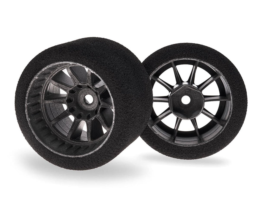 Matrix 1/10 Pre-Mounted F1 Foam Rear Tires (2) (14mm Hex) (32 Shore)