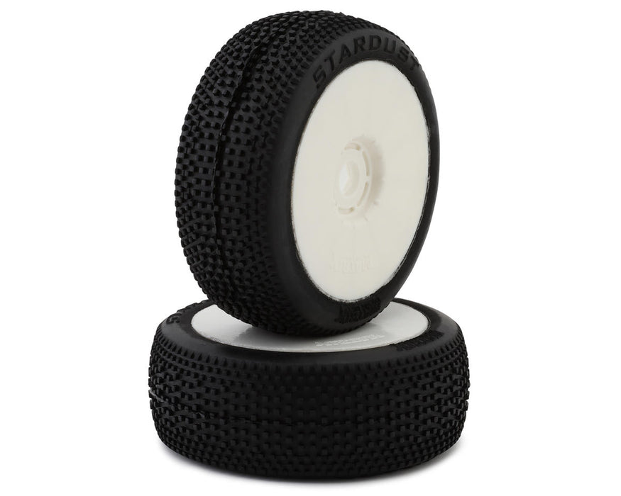 Matrix Stardust 1/8 Off-Road Pre-Mounted Buggy Tires (White) (2) (Ultra Soft)
