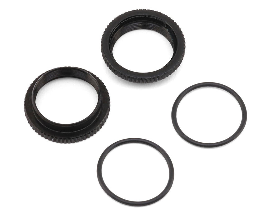 Mugen Seiki MTC3 Aluminum Shock Collars w/O-Rings (2)