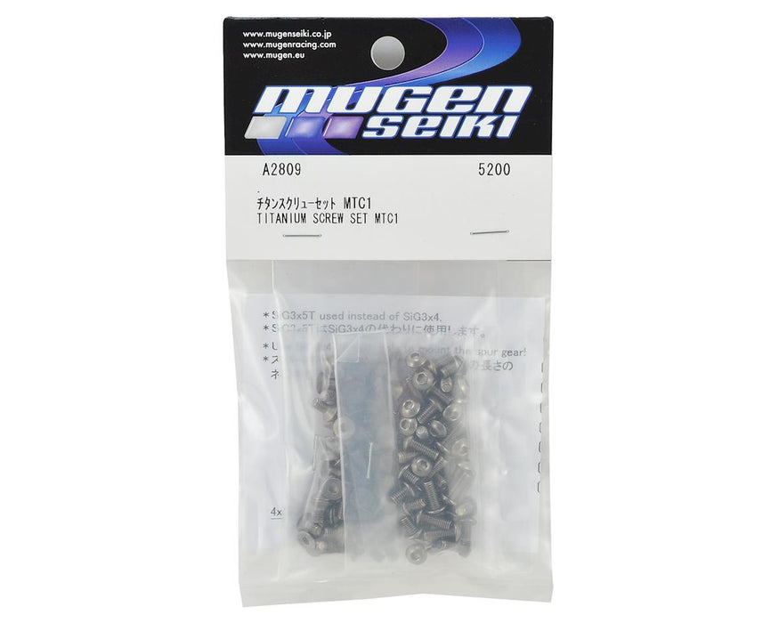 Mugen Seiki MTC1 Titanium Screw Set