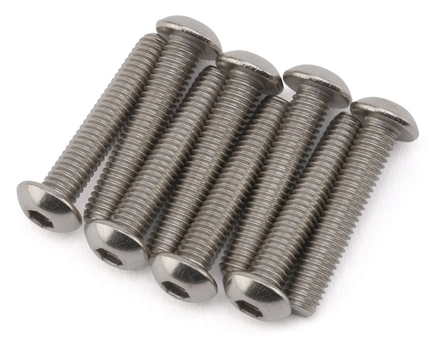 Mugen Seiki 3x16mm Titanium Button Head Screws (8)