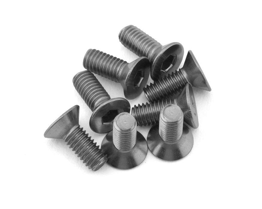Mugen Seiki Titanium Flat Head Screw Set (3x8mm)