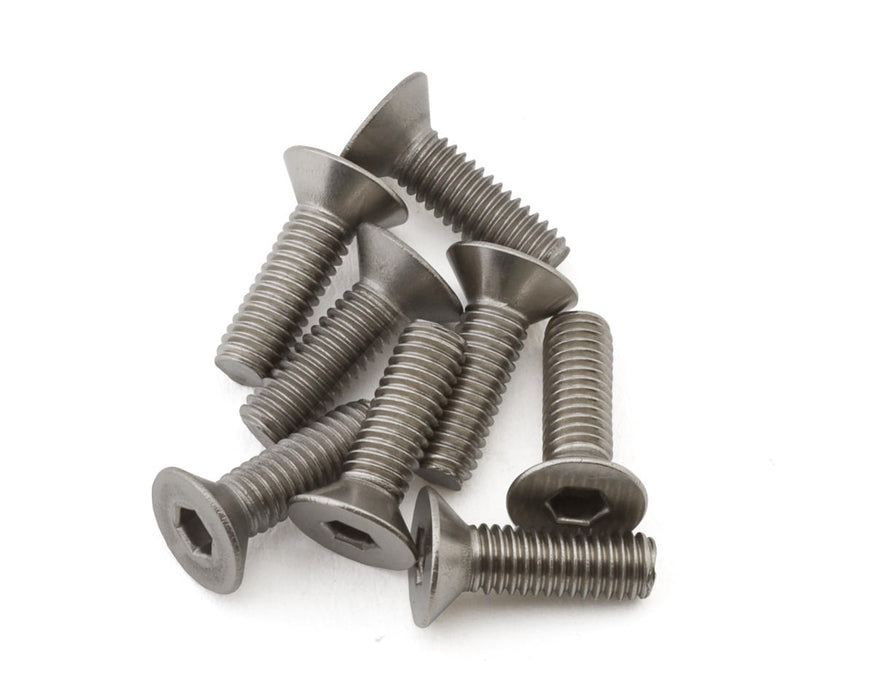 Mugen Seiki SJG Titanium Flat Head Screw Set (3x10mm)