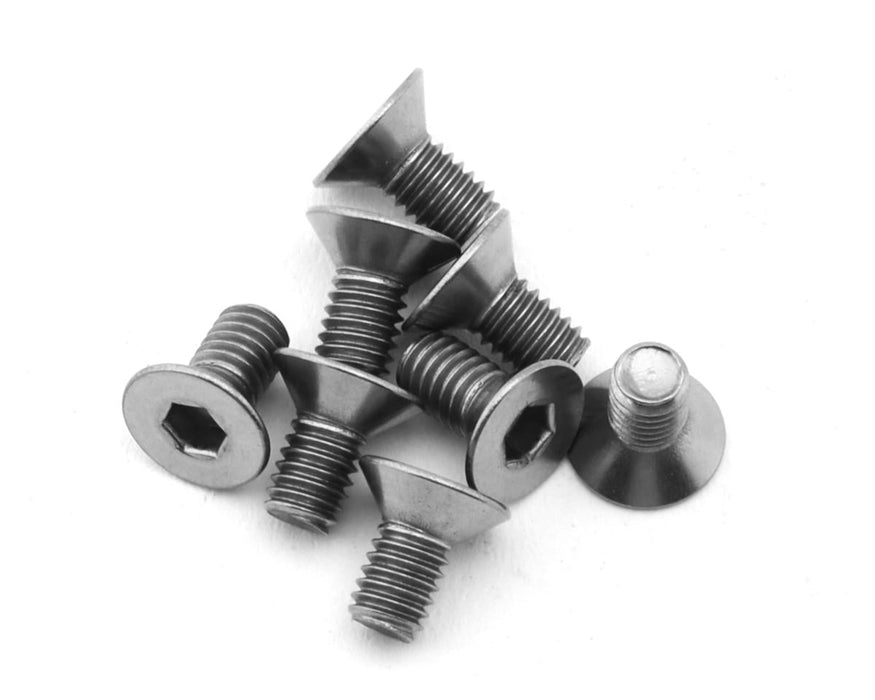 Mugen Seiki Titanium Flat Head Screw Set (3x6mm)