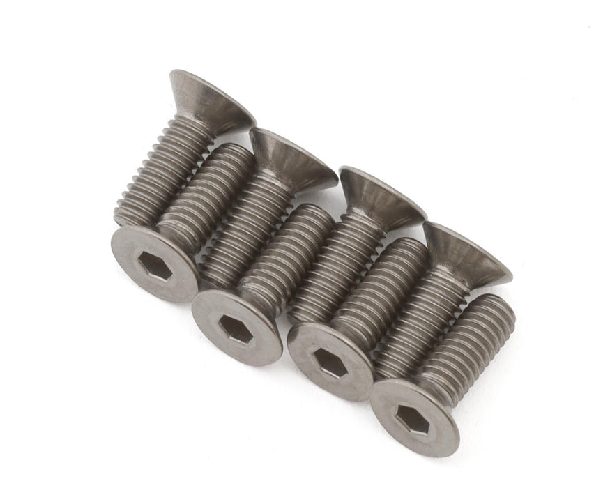 Mugen Seiki SJG Titanium Flat Head Screw Set (4x12mm)