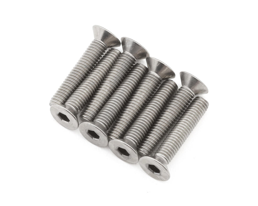 Mugen Seiki SJG Titanium Flat Head Screw Set (3x16mm)
