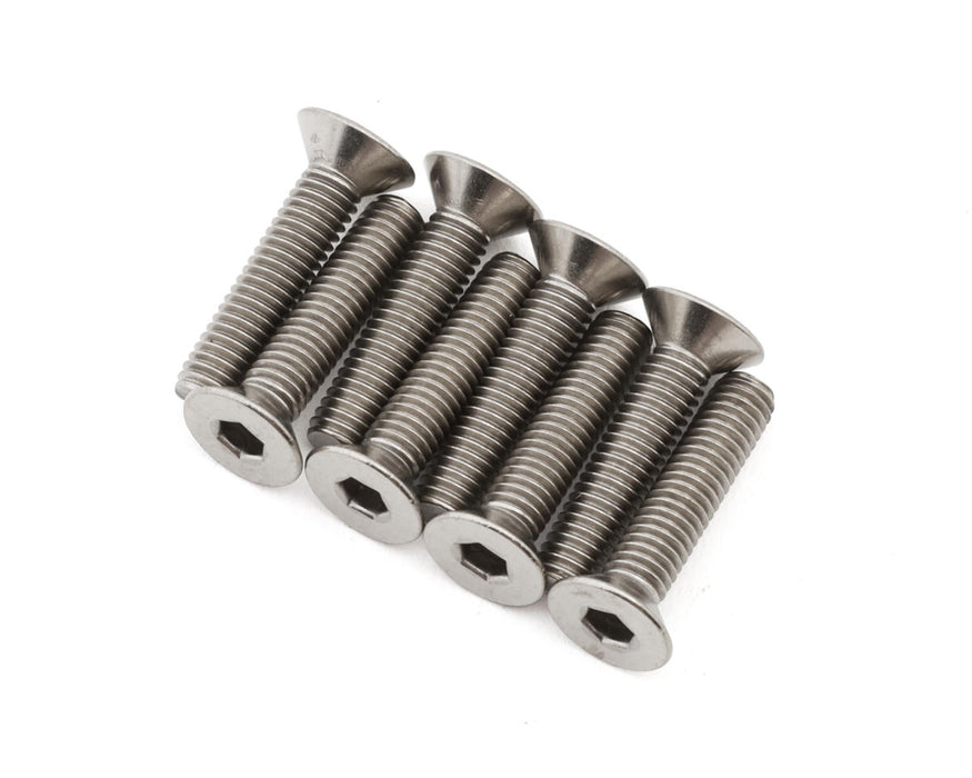 Mugen Seiki Titanium Flat Head Screw Set (3x14mm)