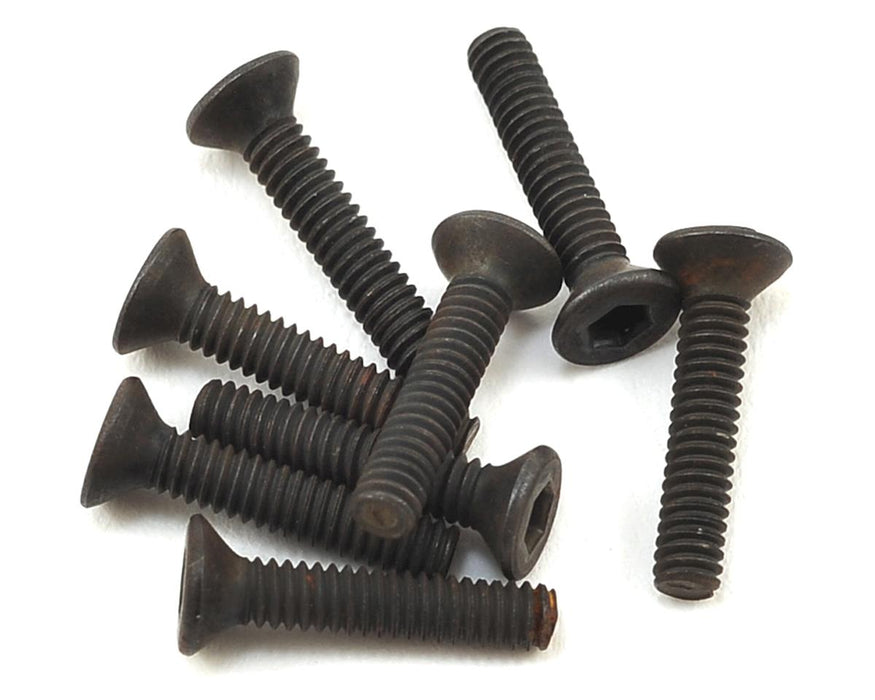 Mugen Seiki 2x10mm Flat Head Hex Screw (8)