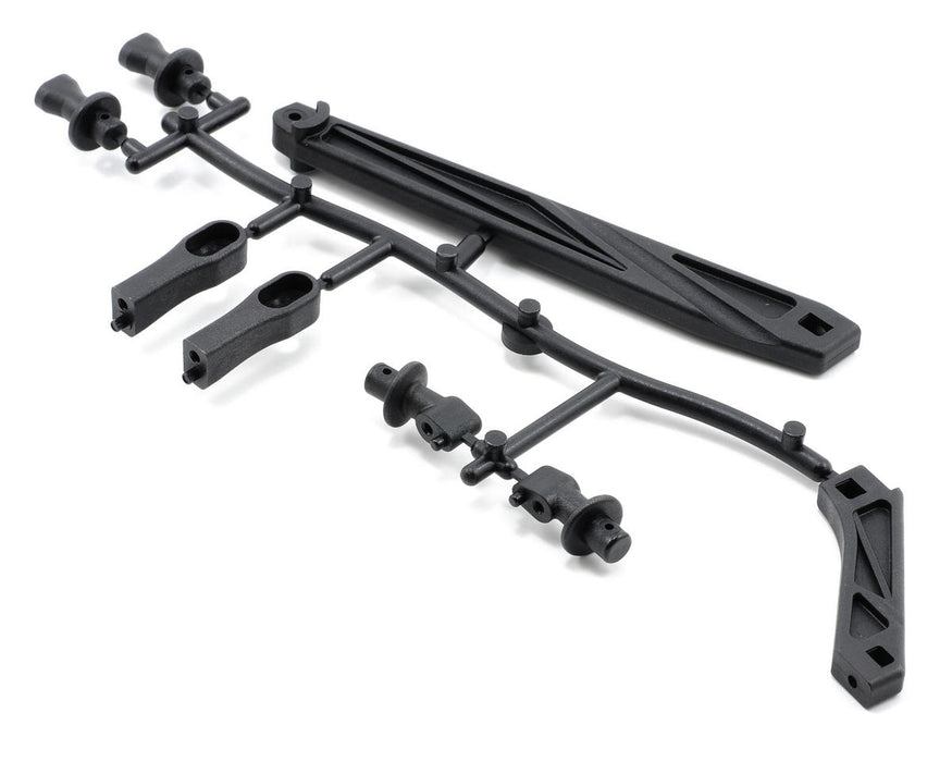 Mugen Seiki Front / Rear Tension Rod & Body Post Set