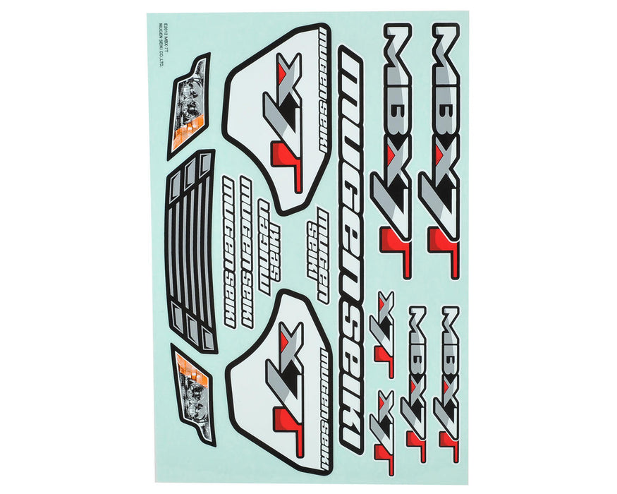 Mugen Seiki MBX7T Decal Sheet