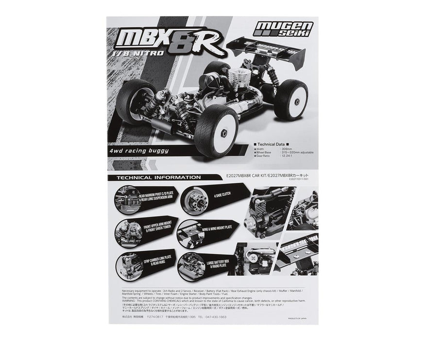 Mugen Seiki MBX8R Instruction Manual