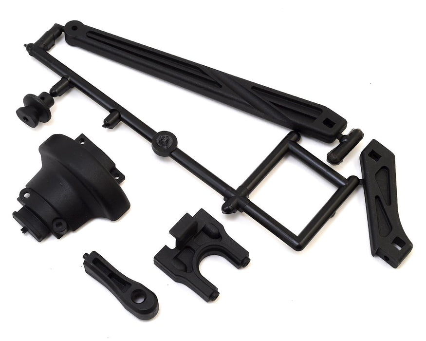 Mugen Seiki MBX8 ECO Center Differential Mount & Chassis Braces