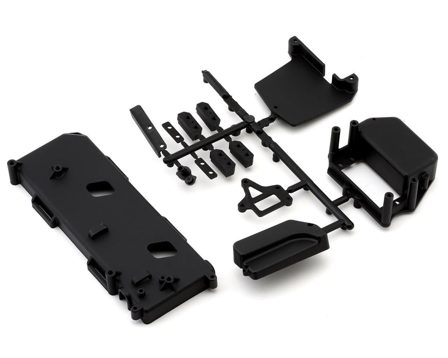 Mugen Seiki MBX8 ECO Radio Box & Battery Tray Set