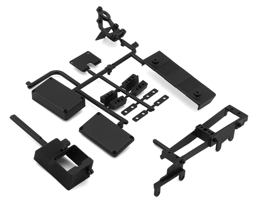 Mugen Seiki MTX6 Radio Box & Servo Mounts Parts Set