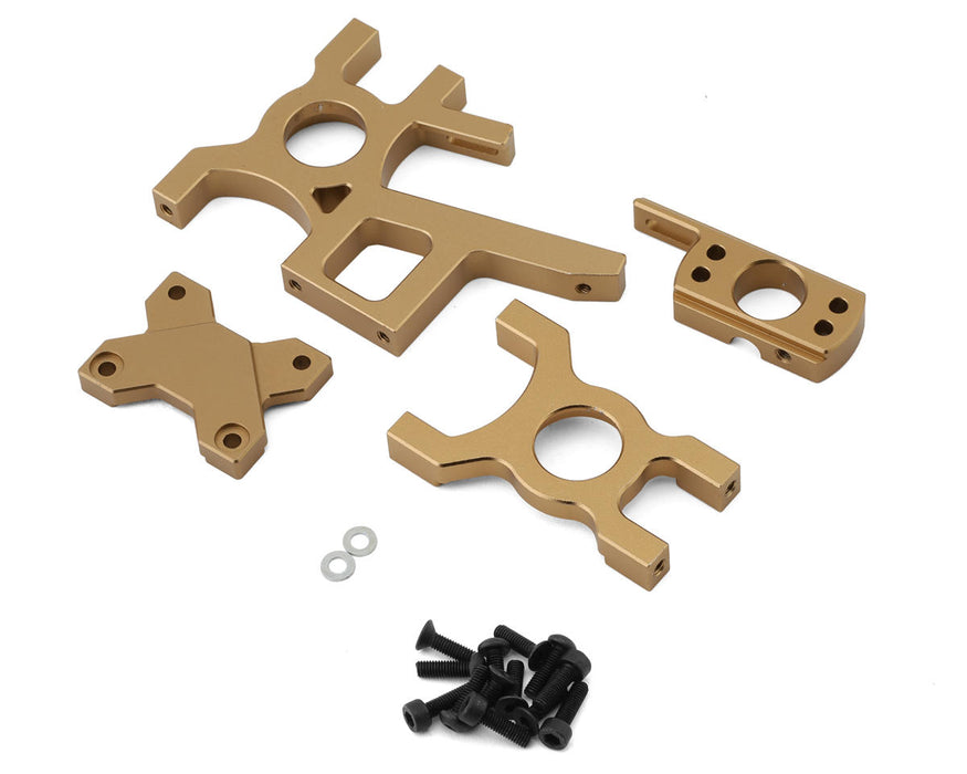 Maverick Machined Aluminum Motor & Differential Mount Set (Gold)