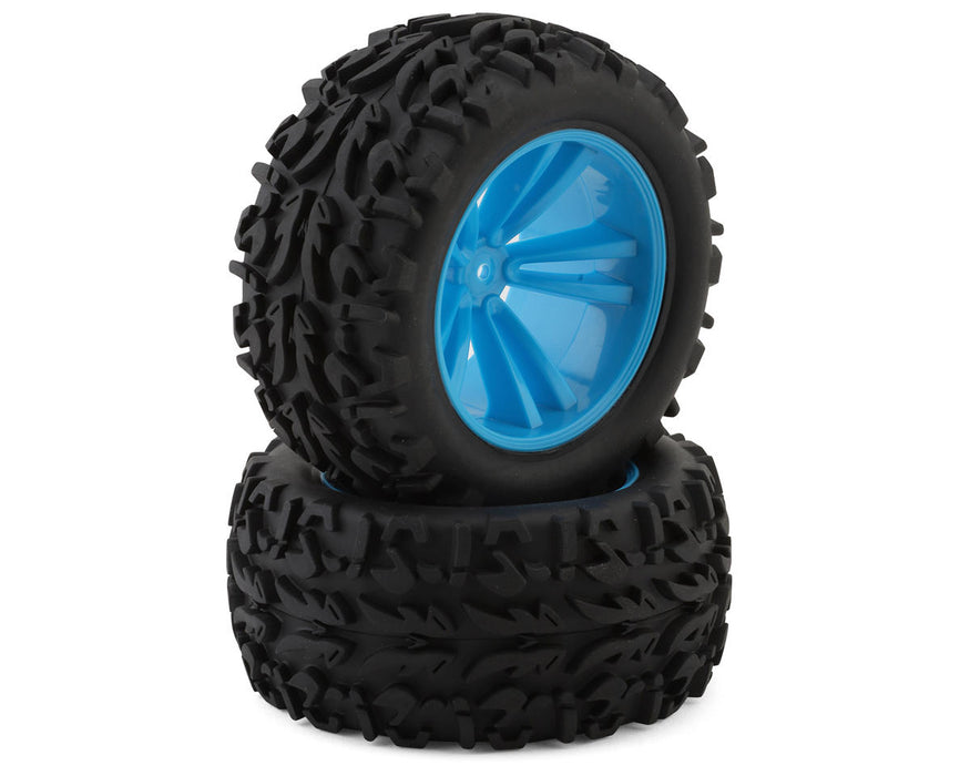 Maverick Phantom MT Pre-Mounted Tires (Blue) (2)