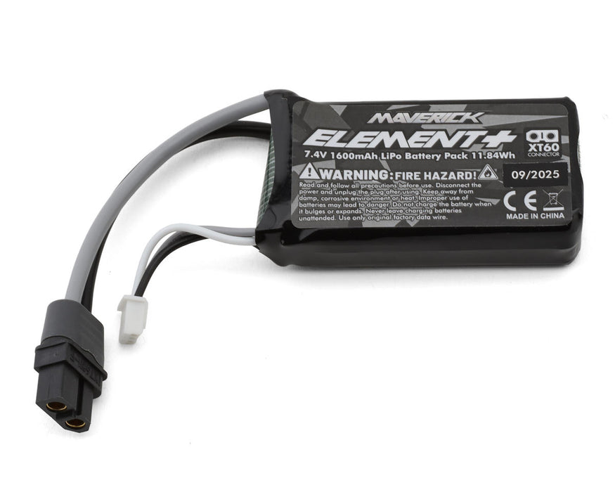Maverick Element 2S LiPo Battery w/XT60 Plug (7.4V/1600mAh)