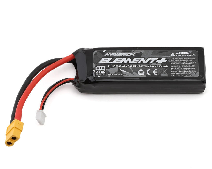 Maverick Element+ 3S 50C LiPo Battery (11.1V/2200mAh)