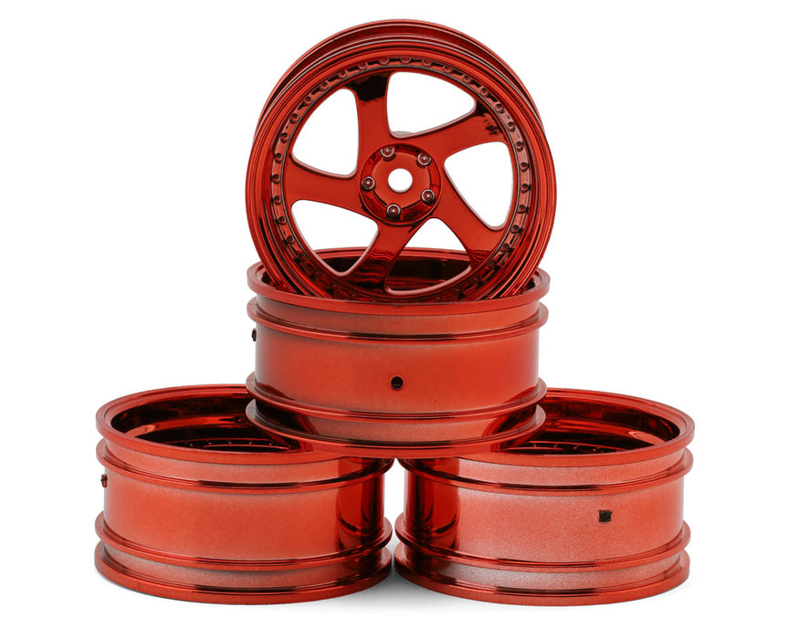 MST TMB 1/10 Drift Wheels (Red) (+8) (4)