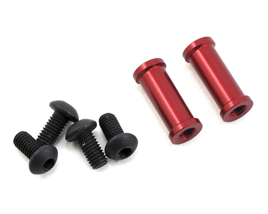 MST 3X13mm Aluminum Upper Deck Support Posts (Red) (2)