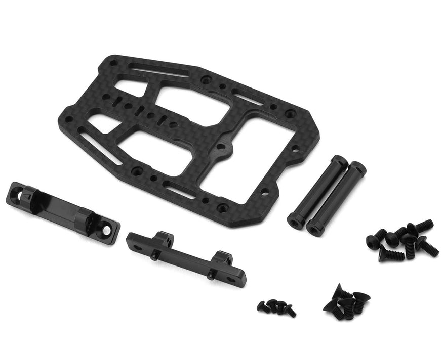 MST RMX 4 Carbon Fiber Lightweight Front Bulkhead Upper Plate Set (Black)
