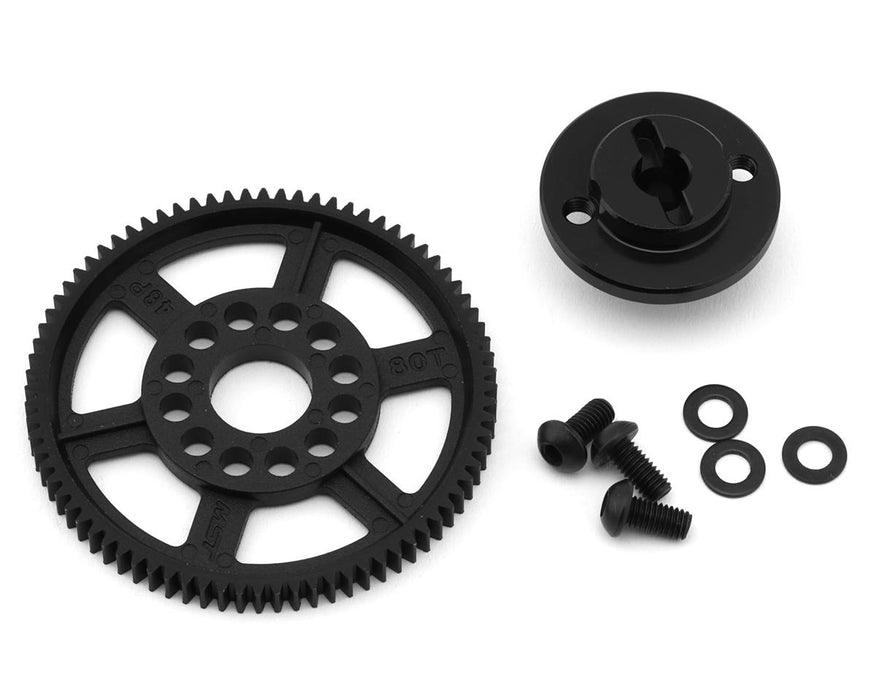MST RMX 4 Aluminum Spur Gear Holder (Black)