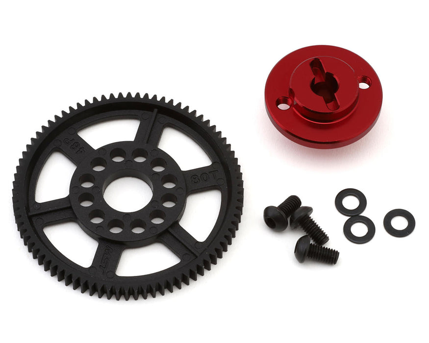MST RMX 4 Aluminum Spur Gear Holder (Red)