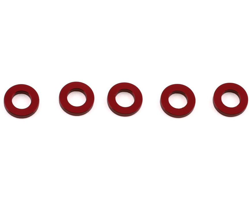 MST Alum. spacer 3X5.5X1.0 (5) (red)