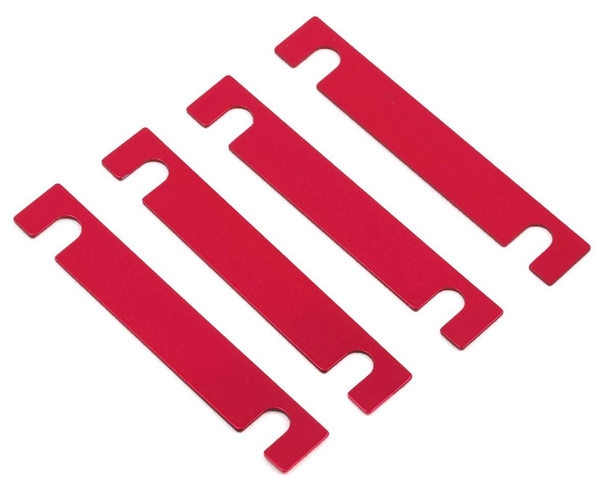 MST 0.5mm Aluminum Suspension Mount Spacers (Red) (4)