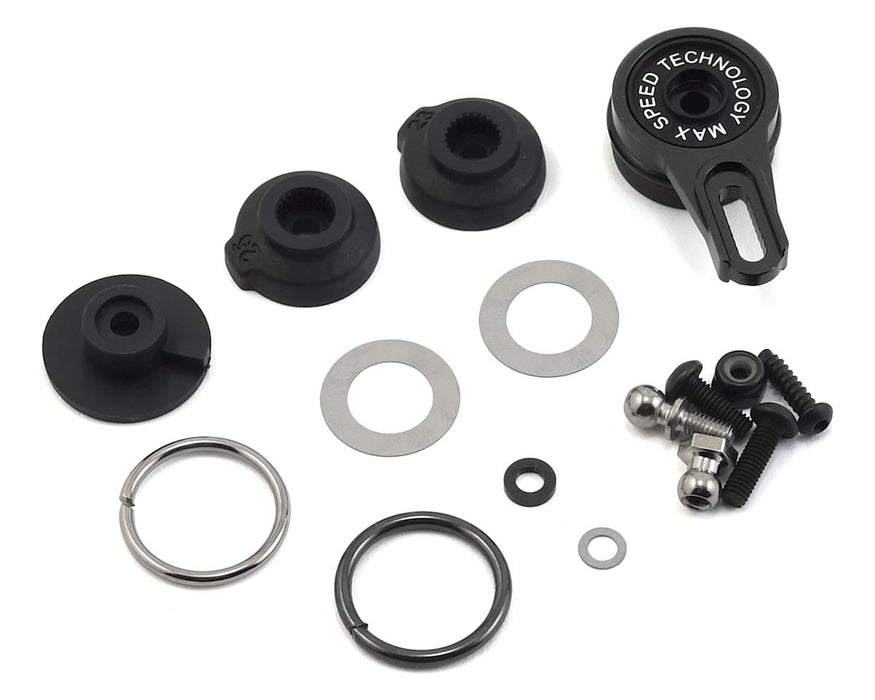 MST Alum. 8-adjusting servo saver (black)