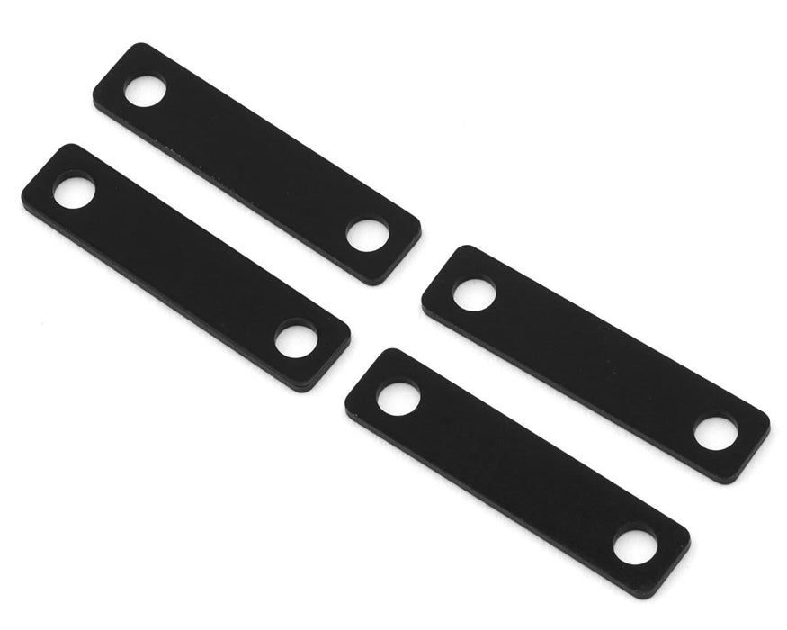 MST RMX 4 Aluminum Rear Arms Mount Spacers (Black) (1mm) (4)