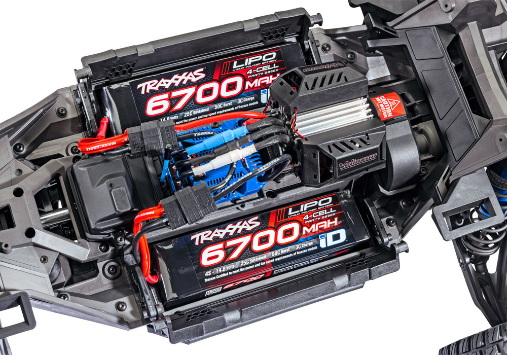 Traxxas XRT: Brushless Electric Race Truck with TQi Traxxas Link Enabled 2.4GHz Radio System, Velineon VXL-8s brushless ESC (fwd/rev), and Traxxas Stability Management (TSM) - Black