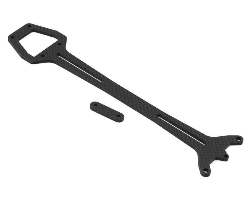 Position 1 RC E8T World Spec Carbon Fiber Top Deck Chassis Brace