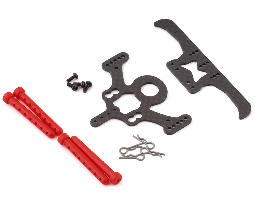 NEXX Racing Kyosho Mini-Z Lexan Pan Car Body Mount & Damper Plate (98-102mm)